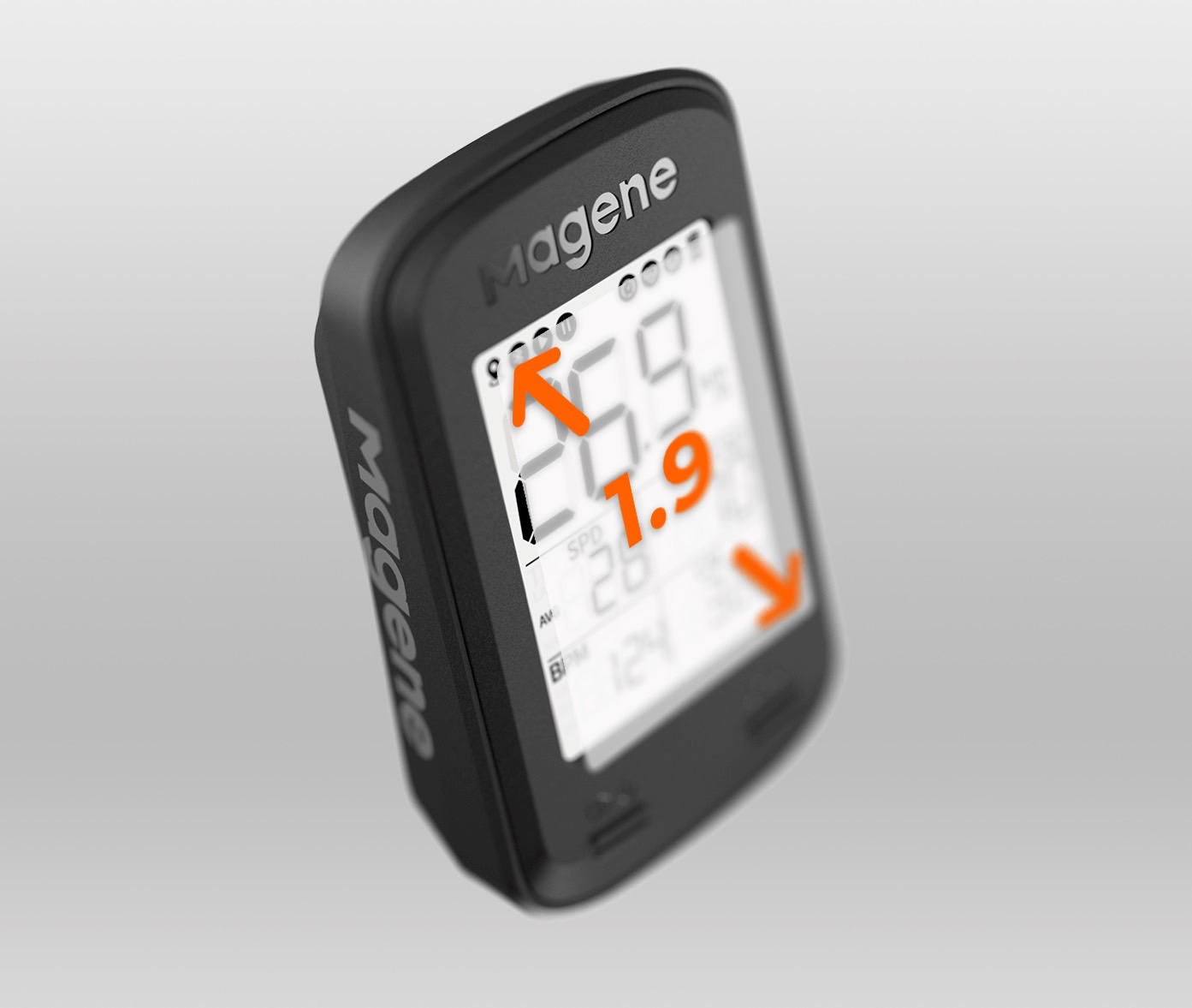 ไมล์จักรยาน Magene รุ่น C206 Pro Bike Computer Ant+, Bluetooth4.0 หน้าจอ 1.9 นิ้ว