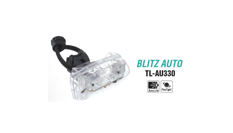 CATEYE ไฟท้ายกระพริบแคทอายใหม่ BLITZ AUTO, TL-AU330-R, สีขาว แสงสีแดง