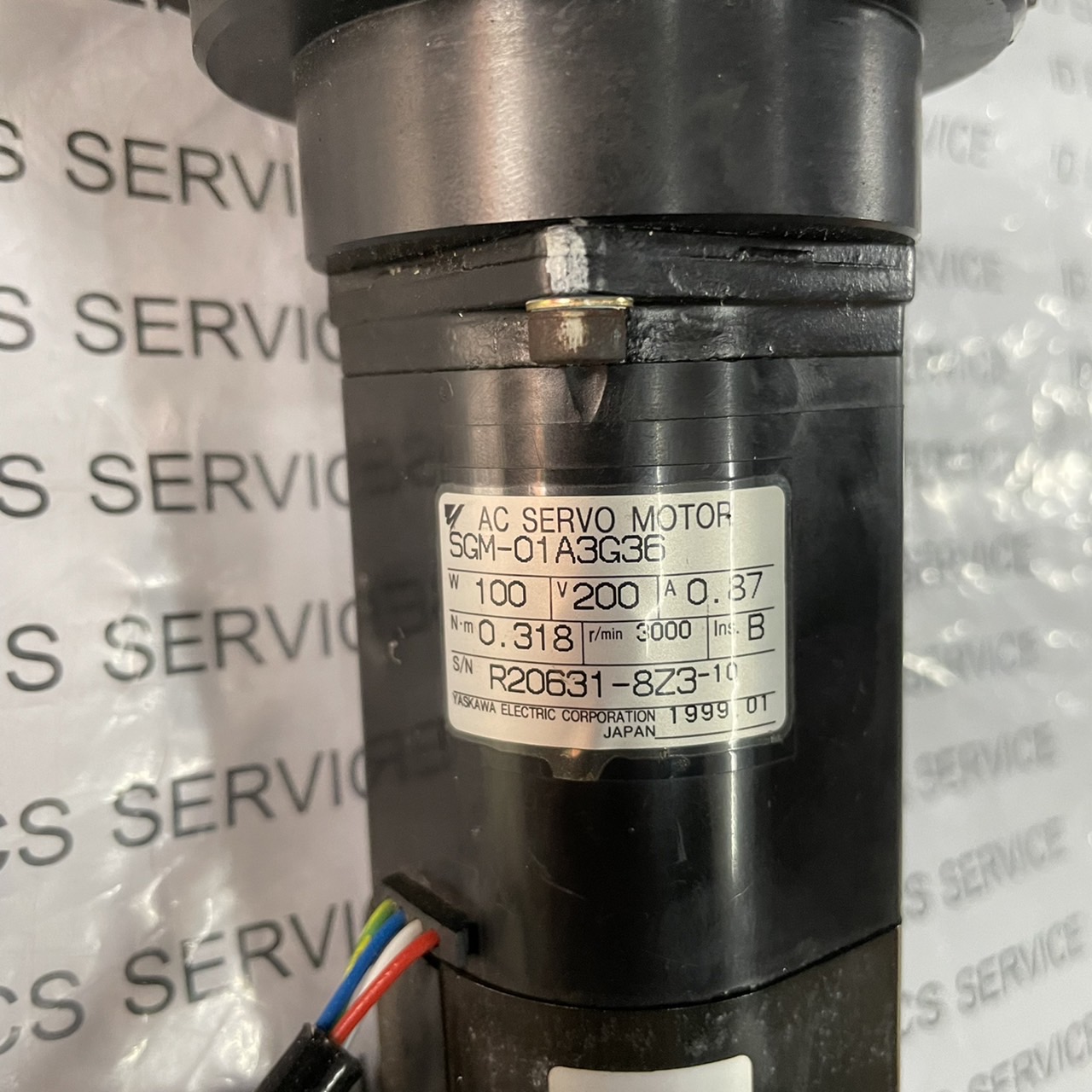 SGM-01A3G36 SERVO MOTOR " YASKAWA "
