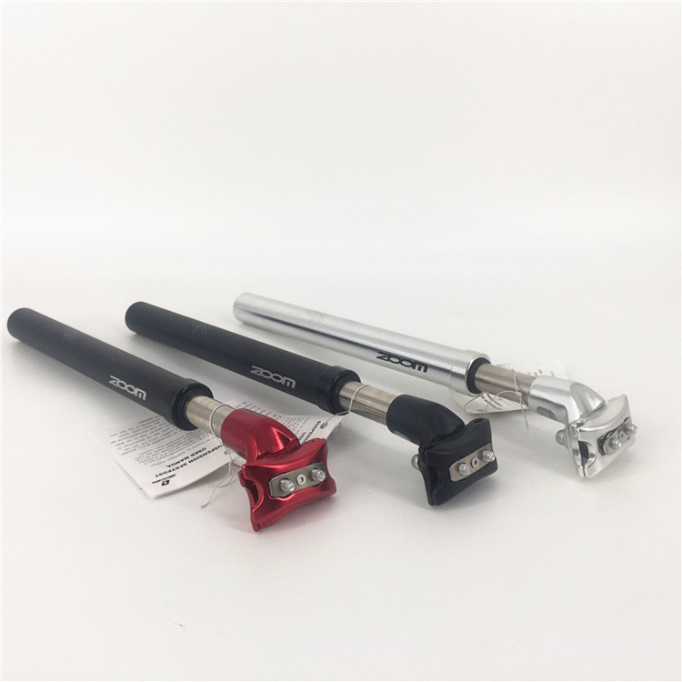 หลักอานโช๊ค ZOOM Suspension Seatpost Shock Absorber damping Alu, 27.2 28.6 30.1 30.4 30.9 31.6mm X350MM