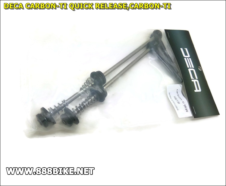 แกนปลดเร็ว DECA Carbon-Ti แกนไทเทเนียม 100/130,Deca100130