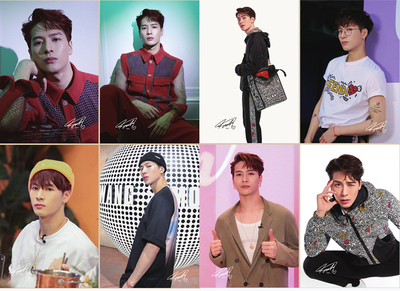 โปสเตอร์เซต 8 แผ่น Jackson Wang