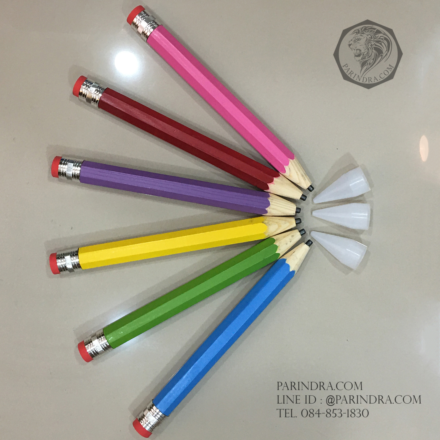 ดินสอไม้ยักษ์ ใหญ่เวอร์ กันลืม กันหาย มีหลากหลายสี