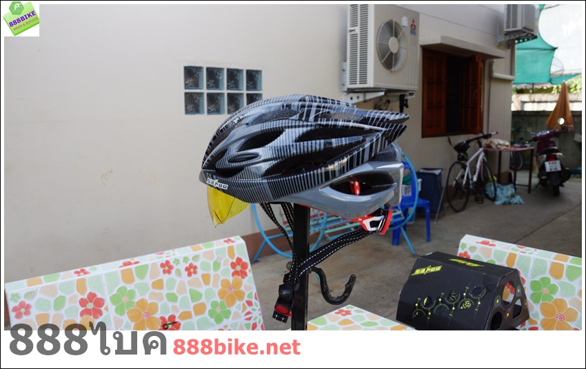 หมวกจักรยาานมีแว่น Sahoo Helmet with Goggles รุ่น 91928(1 เลนส์+1 เลนส์เสริมสีชา)