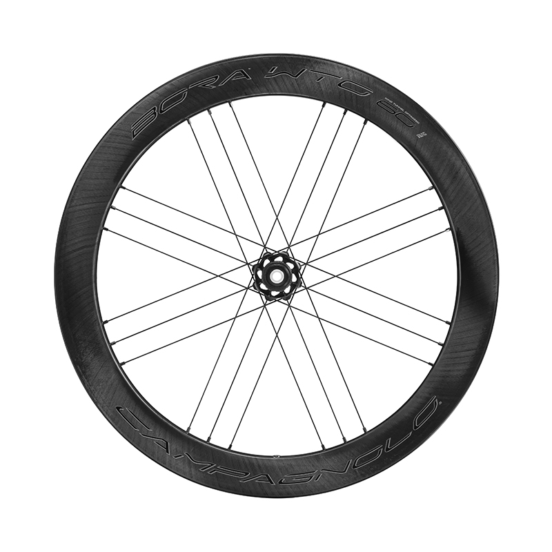 ชุดล้อเสือหมอบ CAMPAGNOLO BORA WTO 60 DISC Center Lock 28" Wheelset Carbon Wheelset, DARK 2020(ยางงัด)
