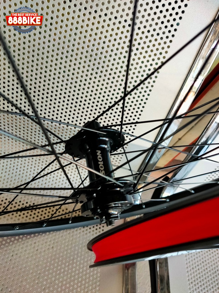 ชุดล้อเสือภูเขา TRINX ล้อดิสเบรค ชุดล้อจักรยานเสือภูเขา ดุมสวม ดุมหน้า+ดุมหลัง ดับเบิ้ลชีสแบริ่ง SOLON รองรับเฟือง8/9/10สปีด