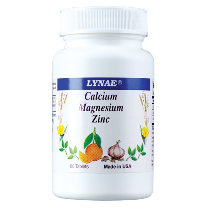 LYNAE Calcium/Magnesium/Zinc 60เม็ด.