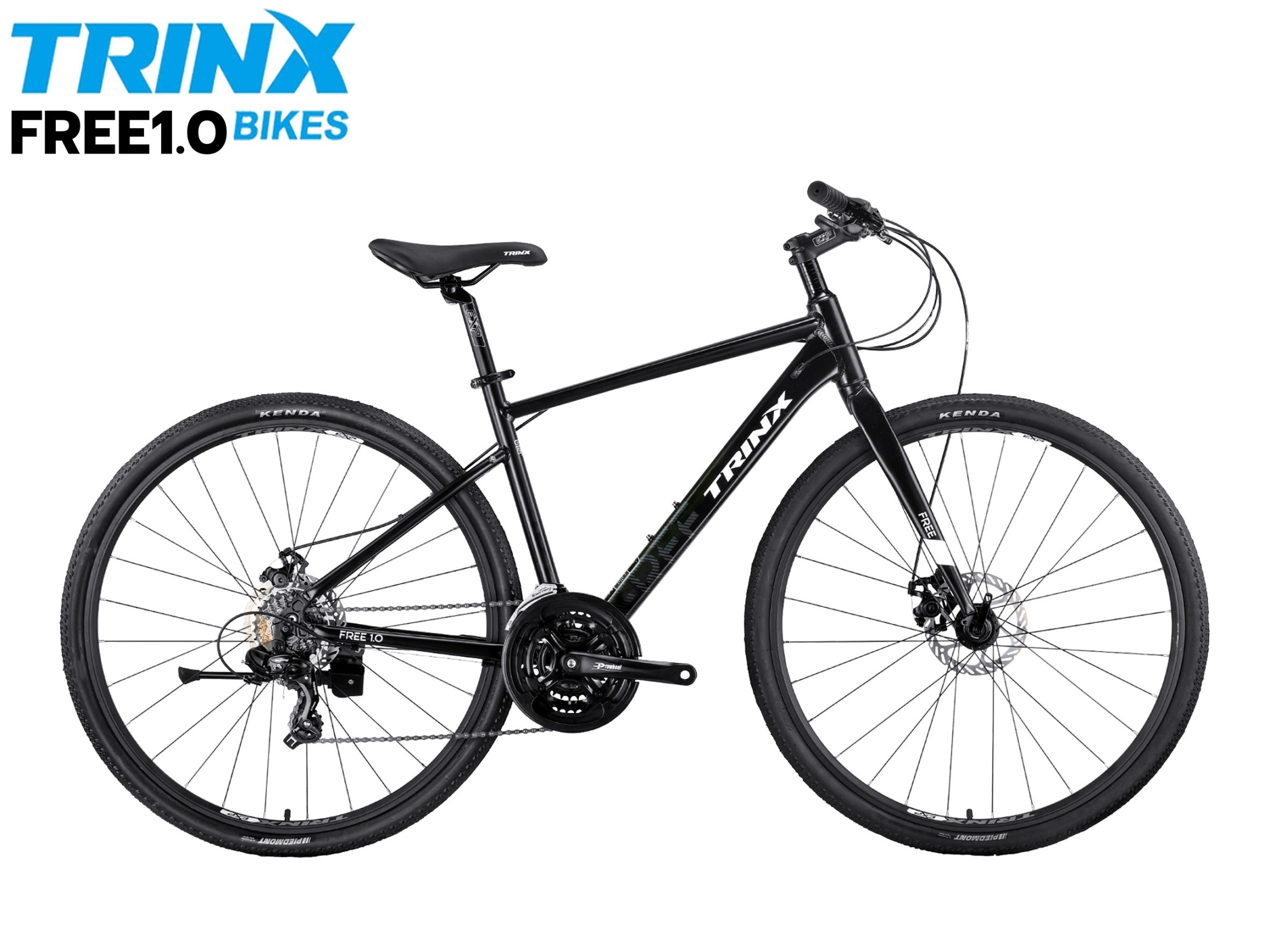 TRINX hybrid bicycle, model FREE1.0, 700C wheels, 21-speed gear, aluminum frame, NEW2024
