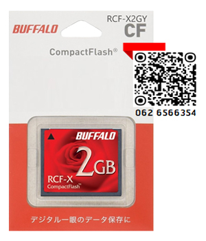 Buffalo, 2GB, Compact Flash Card, (CF Card), RCF-X2GY