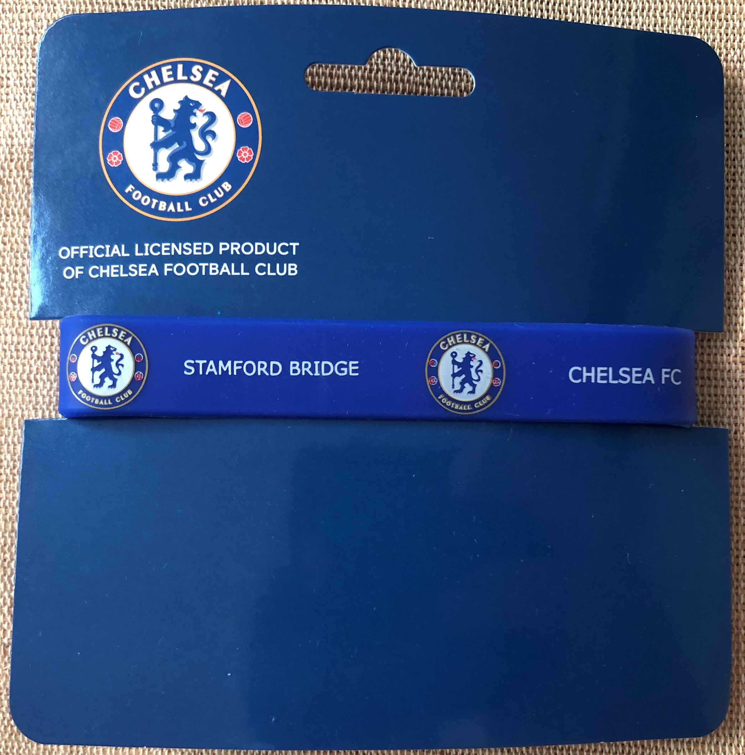 สายรัดข้อมือซิลิโคน ฟุตบอล สโมสรเชลซี - ตราสโมสร CFC 2024 ใหม่ / CHELSEA Football Club Silicone Wristband - CFC Logo 2024 NEW