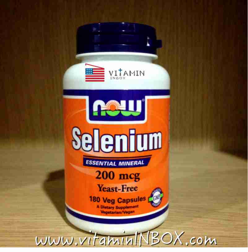 Now Foods, Selenium, Yeast Free, 200 mcg, 180 Vcaps
