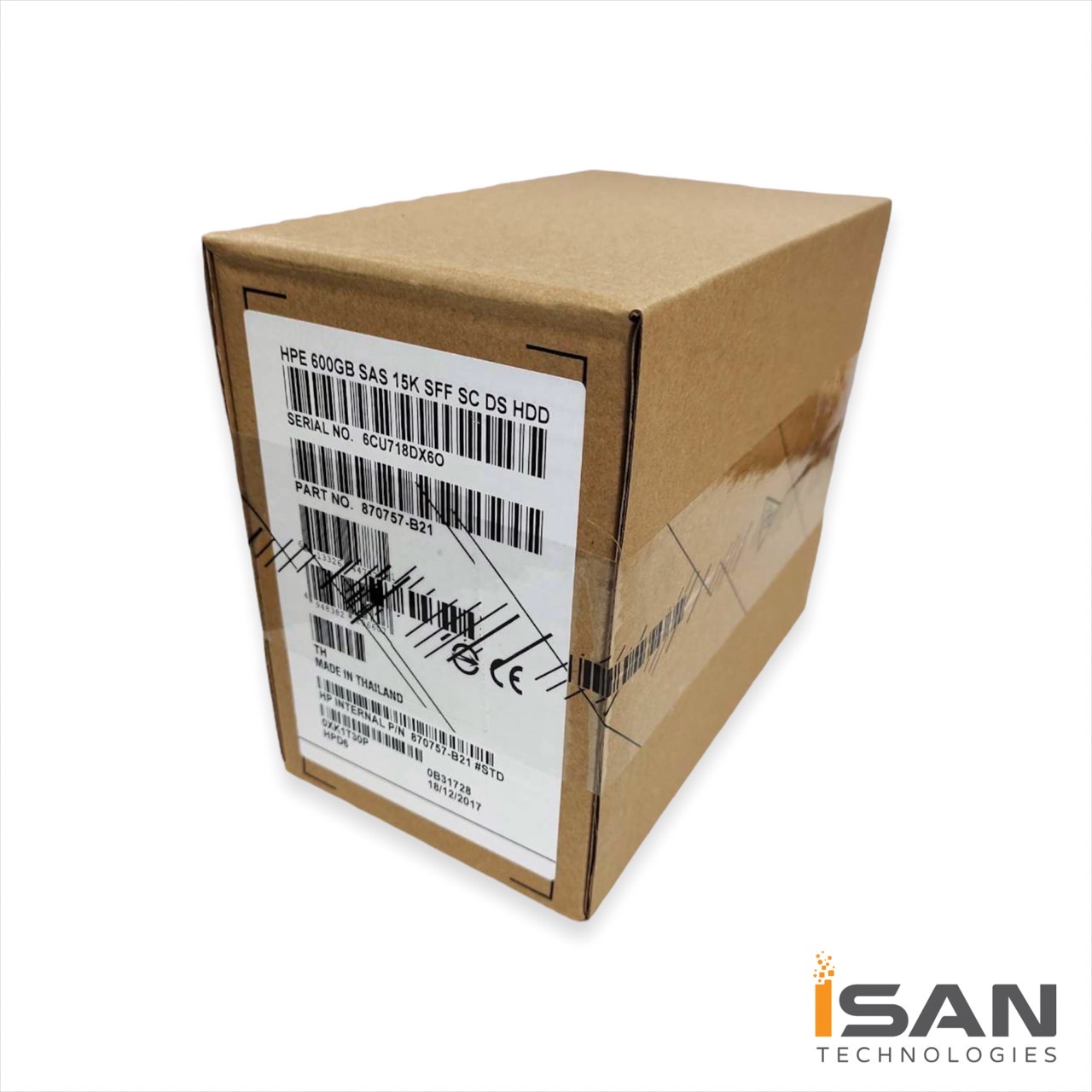 870757-B21 870794-001 759202-003 HP G8-G10 600-GB 12G 15K 2.5 SAS.