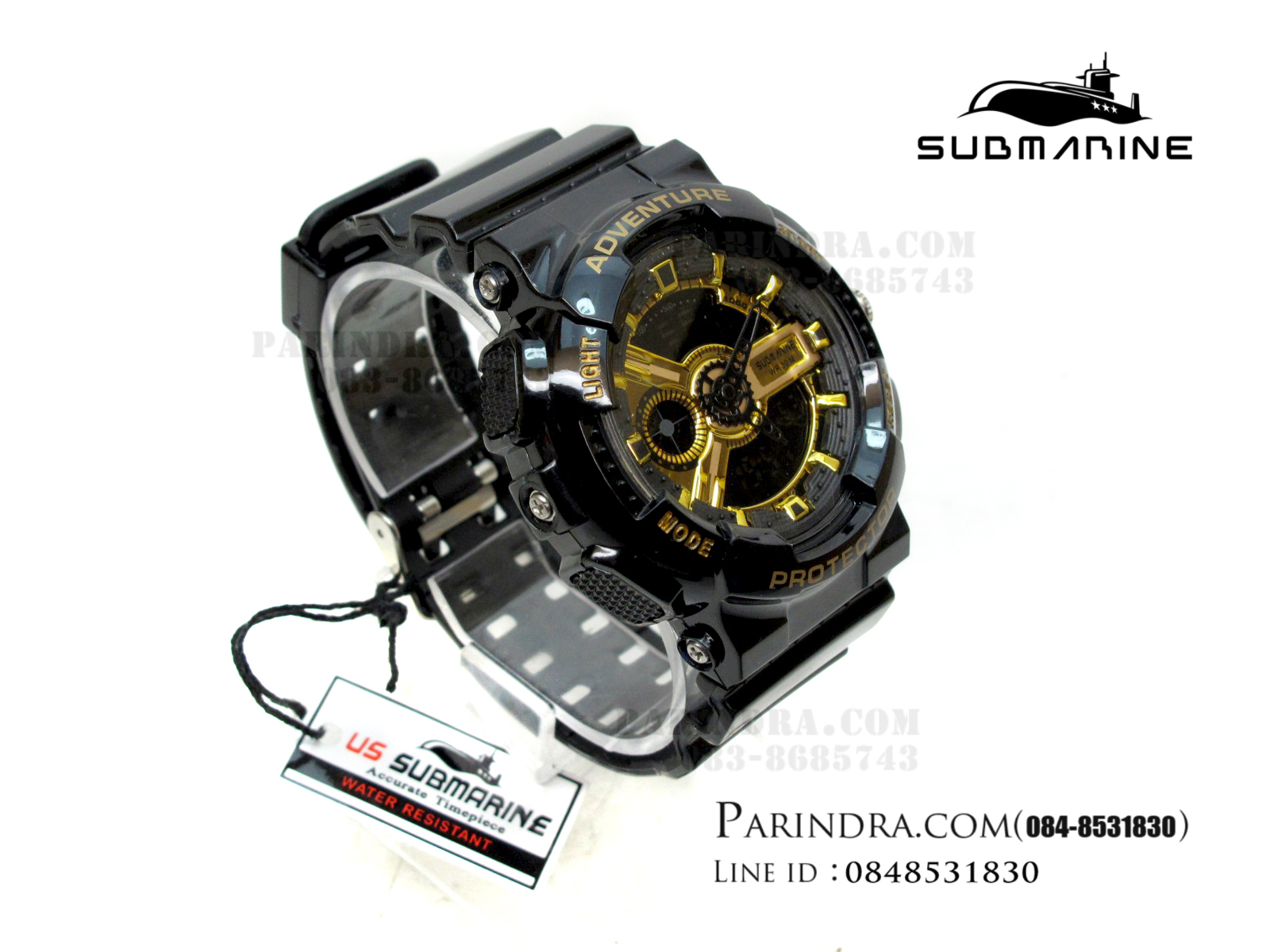 นาฬิกา US submarine Adventure Protector รุ่น TP3163M สีดำ-ทอง หายาก