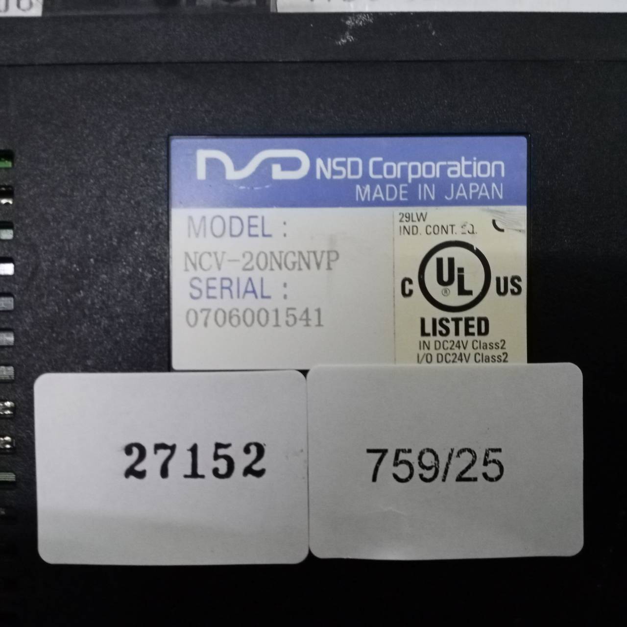 NCV-20NGNVP VARICAM " NSD "