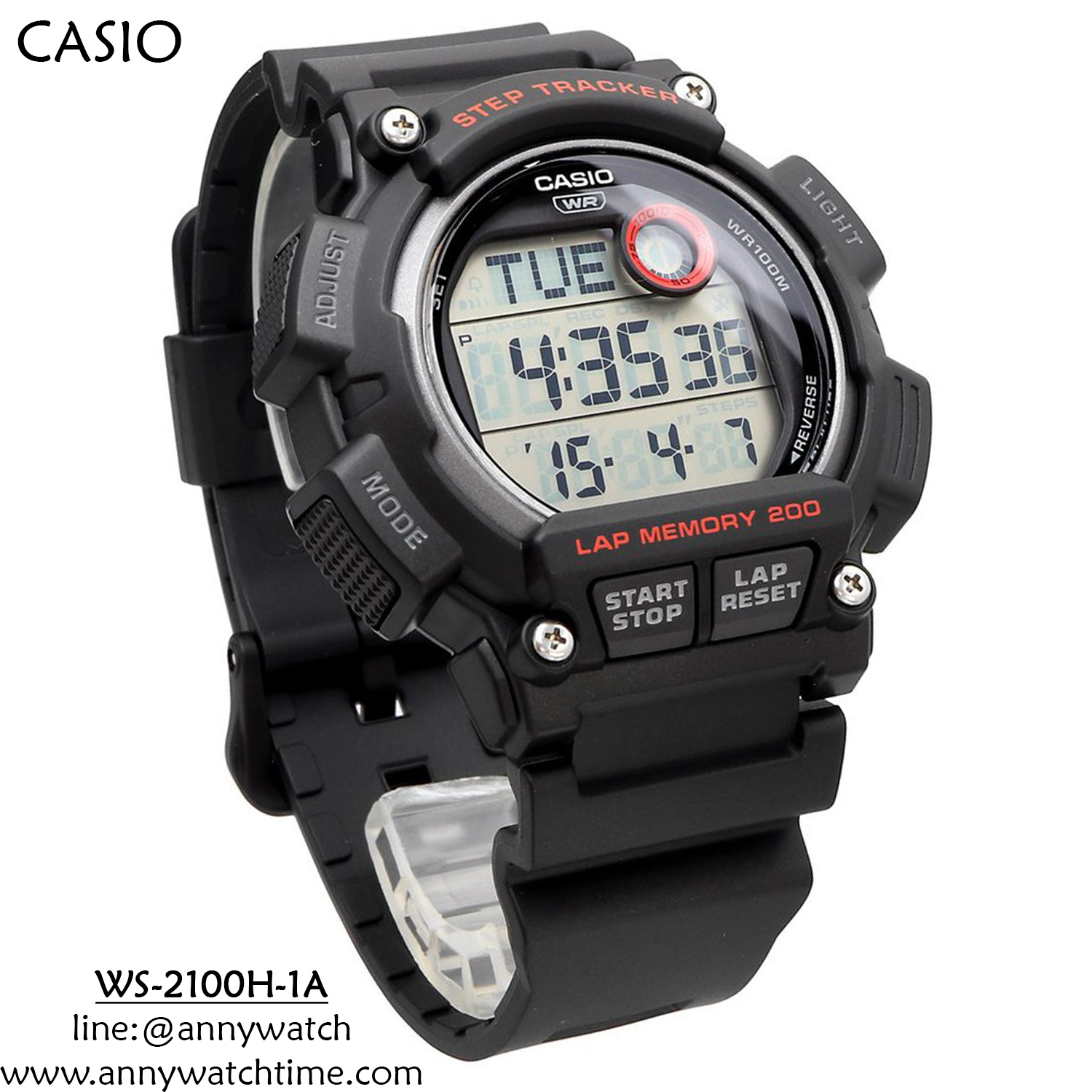 CASIO WS-2100H-1A