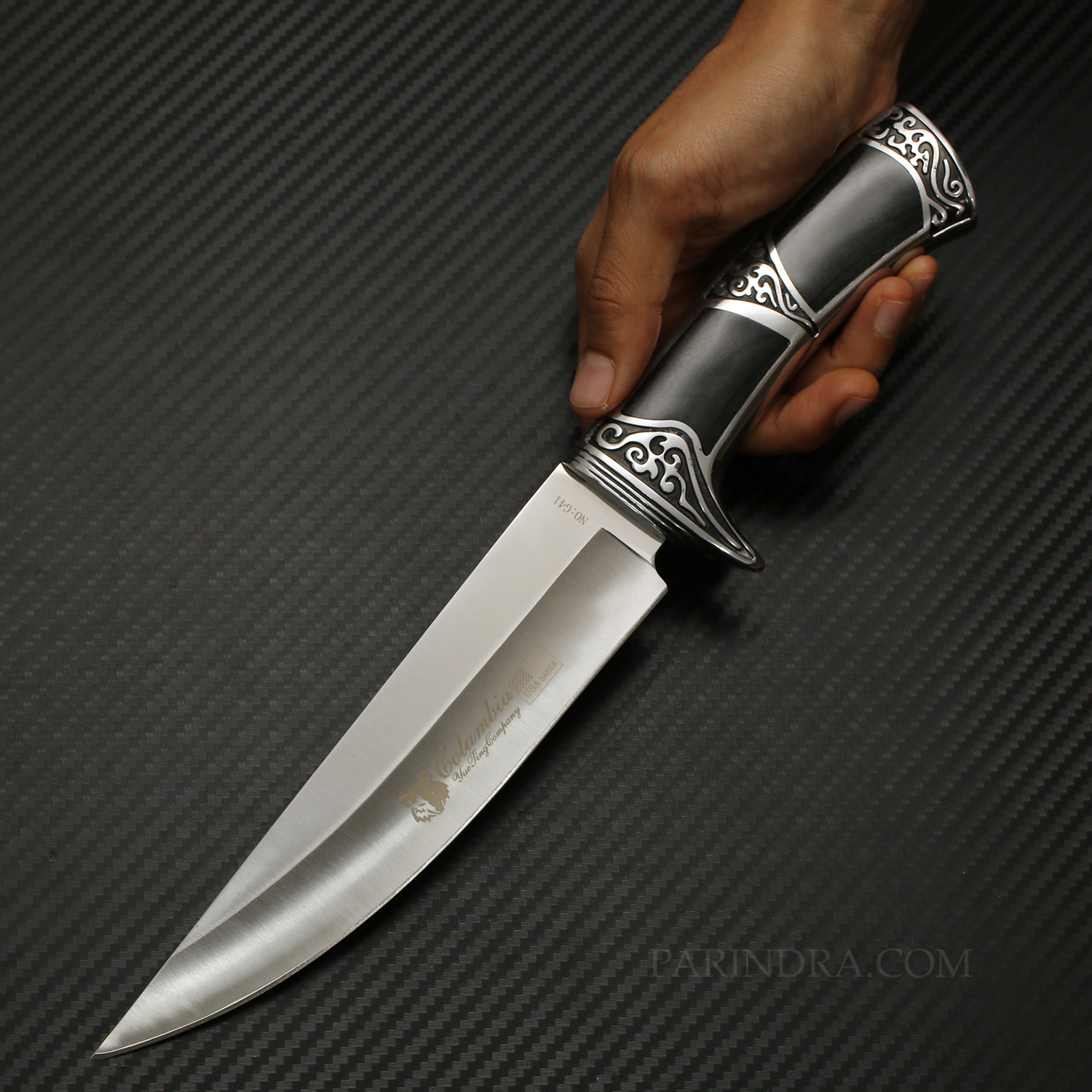 มีดเดินป่า COLUMBIA รุ่น G41 ด้ามลายสวย คมมาก