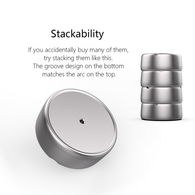 DD AS100 เคสแข็งเก็บหูฟัง HiFi ทำจากโลหะผสมอลูมิเนียม AL6063 ใส่ซิการ์ได้ วางซ้อนได้