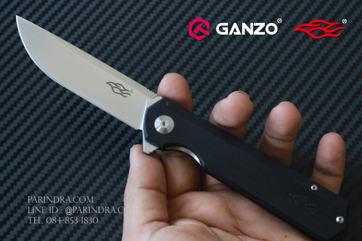 มีดพับ Ganzo กานโซ่ รุ่น FH11-BK D2 Steel ด้ามสีดำสนิท ของแท้ 100%