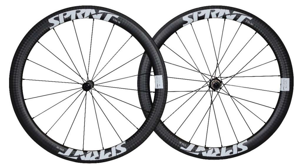 ล้อเสือหมอบ SPRINT CARBON WHEELSET DT350S HUBS (50/50) ยางงัด,ฮาล์ฟ
