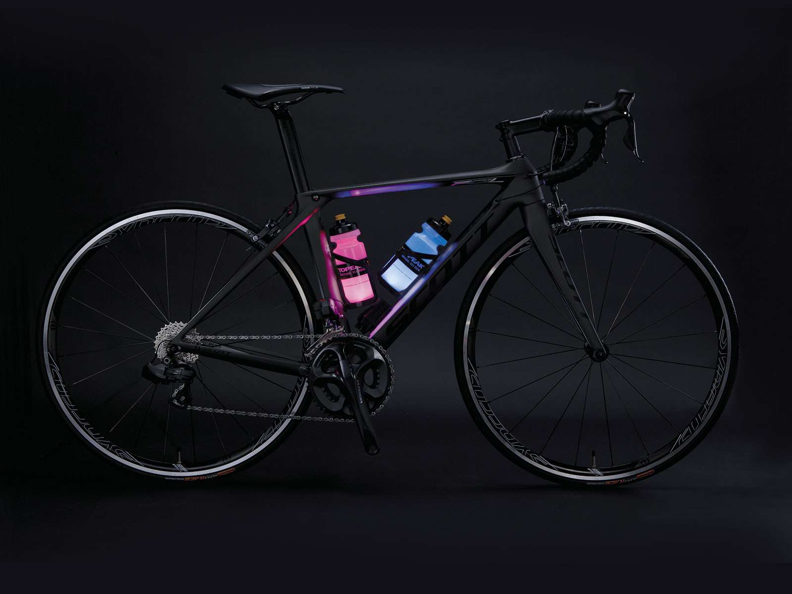 TOPEAK iGLOWCAGE B bright RGB LED Bottle Cage: TIG-CB01 ขากระติกเรืองแสง