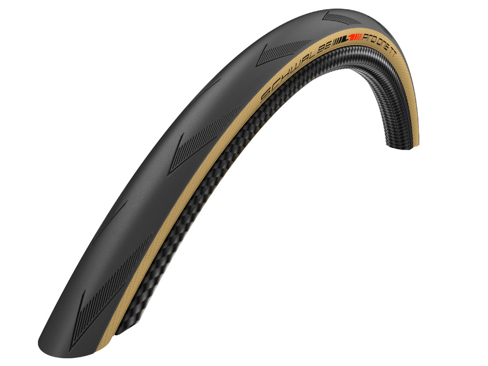 ยางนอกขอบพับ schwalbe Pro one TT, 700X25C Road Tires, Tubeless Ready, ETRTO 25-622 เบาสุด ใส่ง่ายด้วยมือเปล่า