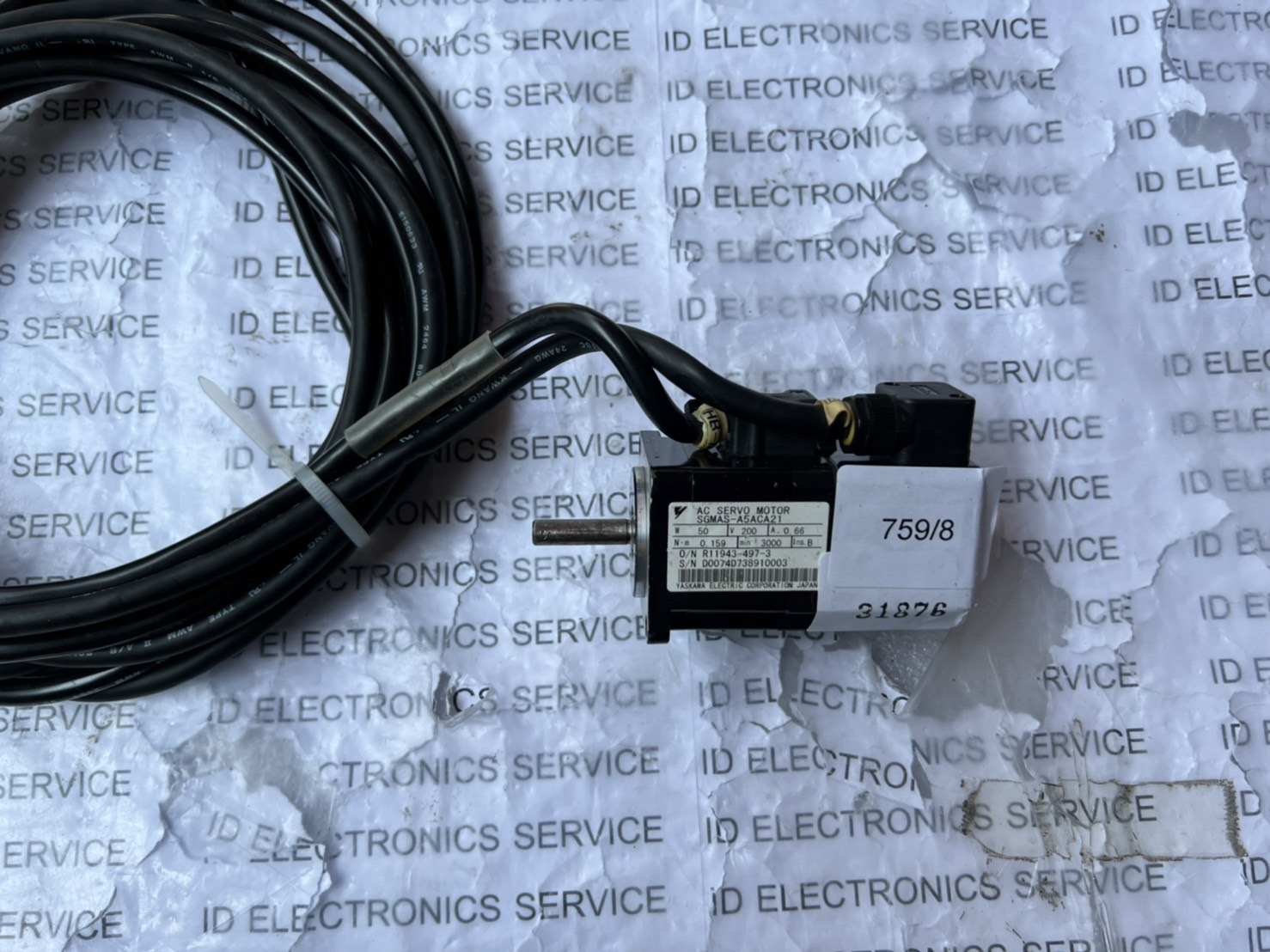 SGMAS-A5ACA21 SERVO MOTOR " YASKAWA "