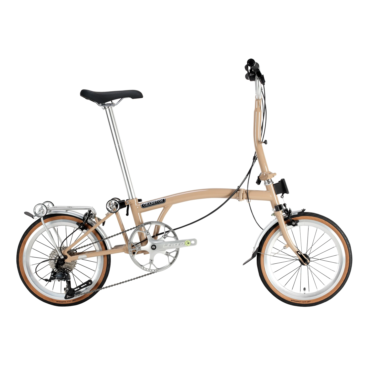 จักรยานพับ Cranston R9 16 นิ้ว 9 สปีด น้ำหนักเบา 12.5kg พับ 3 ทบ ดีไซน์เรโทร 16 สี — ปั่นในเมือง ปั่นไปทำงาน สะดวกพกพา