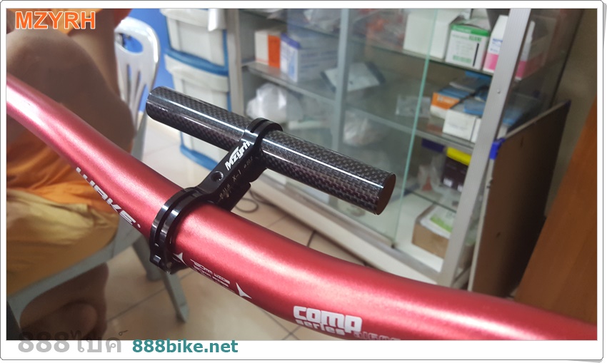 อแดปเตอร์ไมล์ MZYRH Bike Handlebar Extension Clamp Mount Holder,mzyrh02มีสีแดง