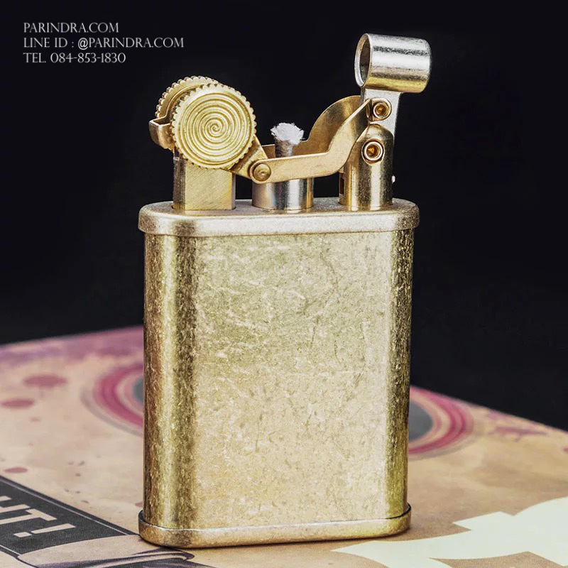 ไฟแช็กน้ำมัน ZORRO Premiun Lighter 559 ทองเหลืองทั้งตัว