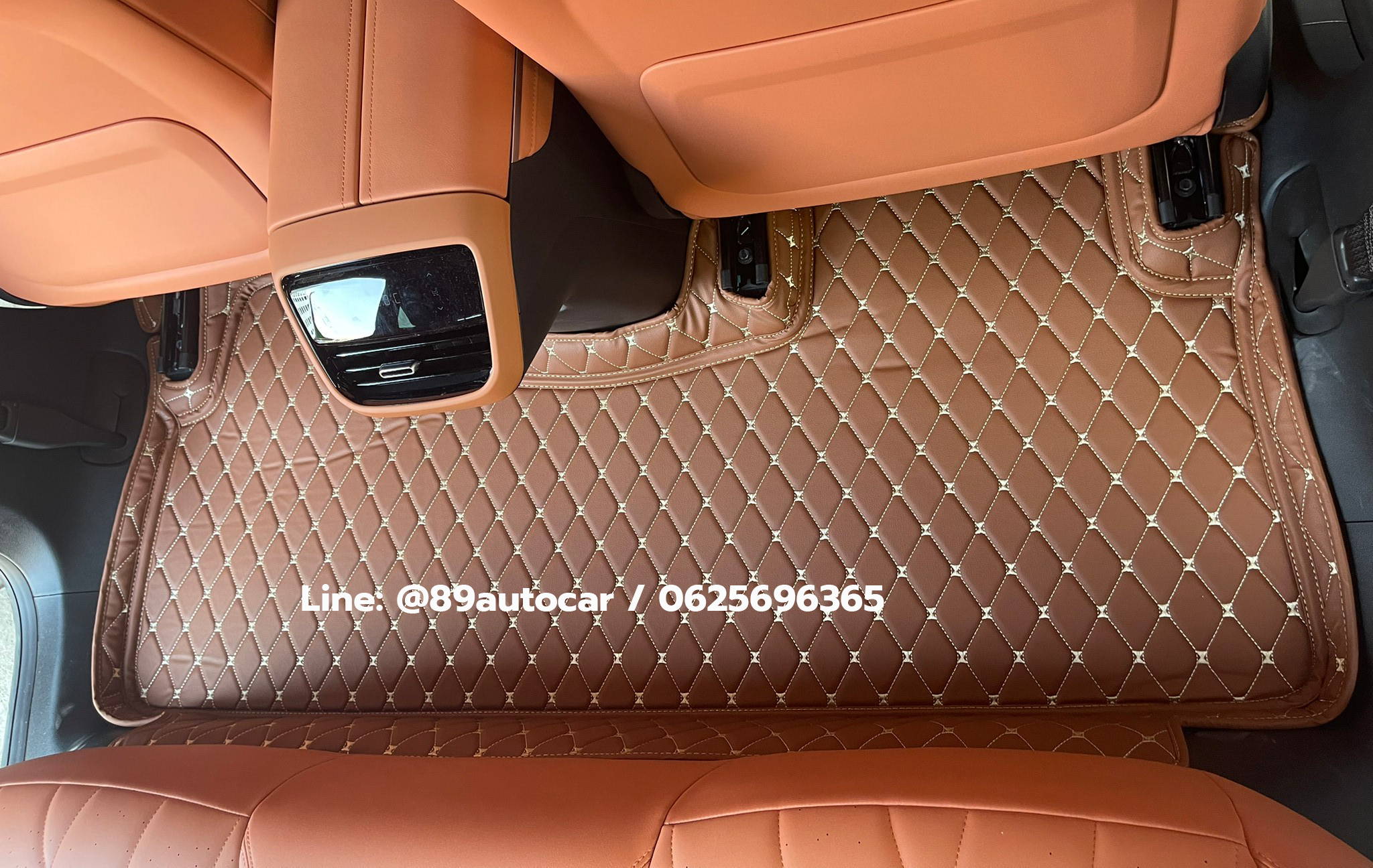 พรมรถยนต์ Changan Deepal S07 เอสโอเซเว่น ปูพรม6D สีน้ำตาลเข้ม 6 ชิ้น