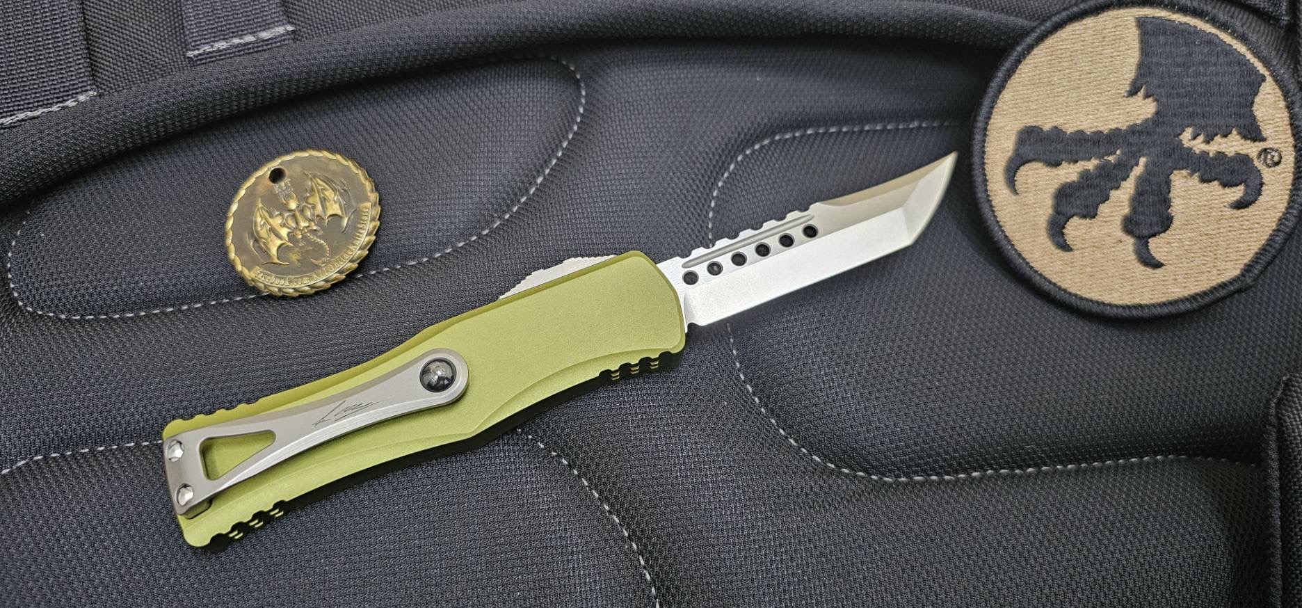 Microtech Auto Hera HH OTF OD Green