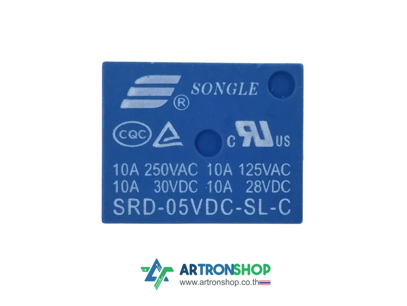 รีเลย์ 5V 10A SRD-05VDC-SL-C