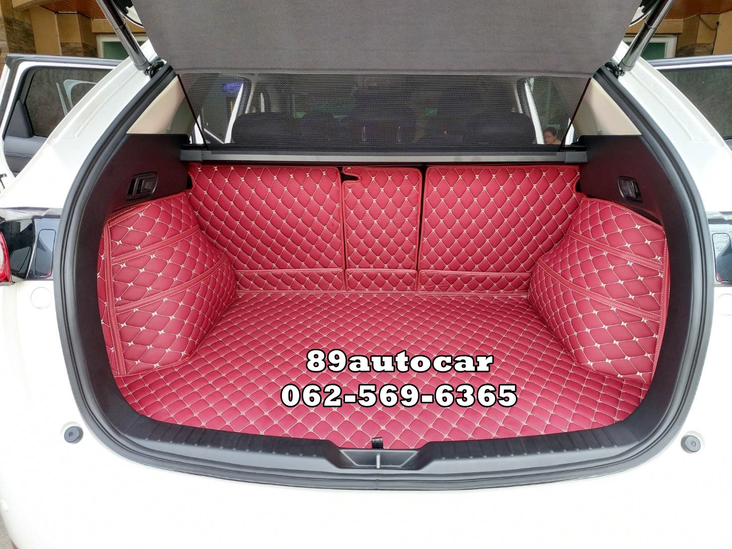 ขายพรมรถยนต์ Mazda CX-5 2019-2022 สีแดงไวน์ เต็มคัน รวมซุ้มล้อ