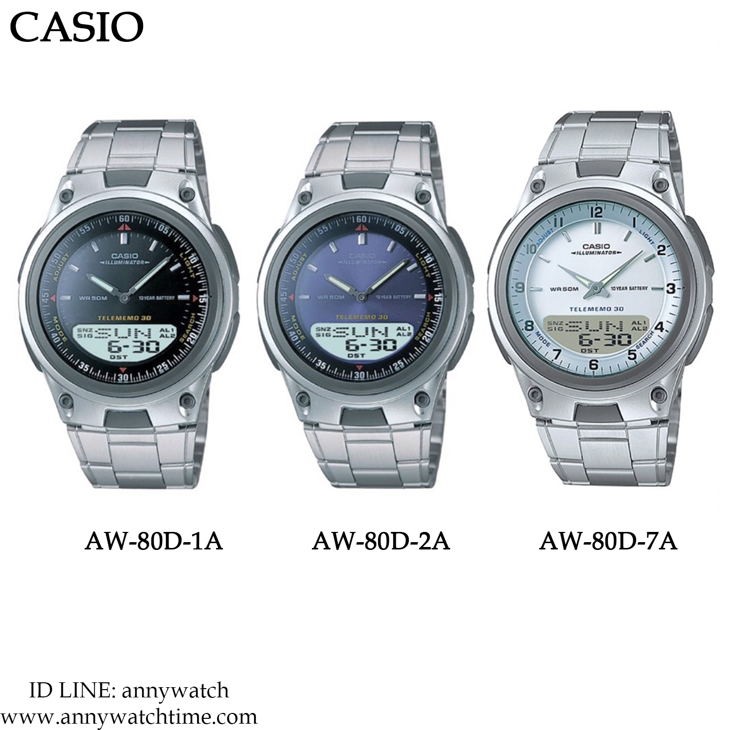 CASIO AW-80D-2A