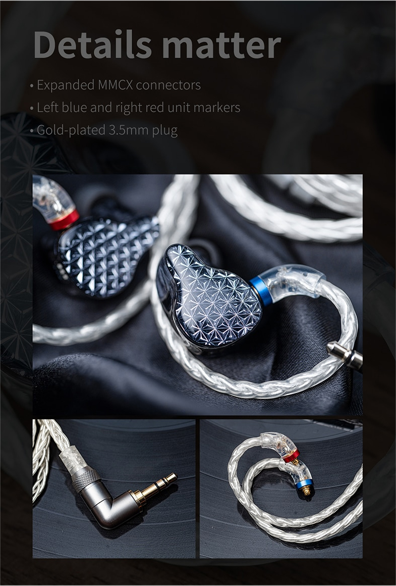 ขาย FiiO FA9 หูฟัง 6 ไดร์เวอร์ Knowles (6BA) 4-way Crossover ปรับแต่งเสียงได้ สาย monocrystalline ถัก8