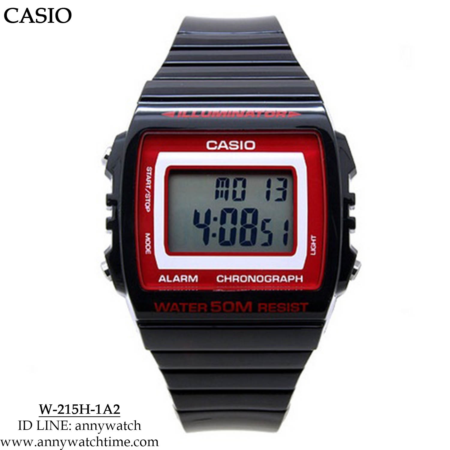 CASIO W-215H-1A2