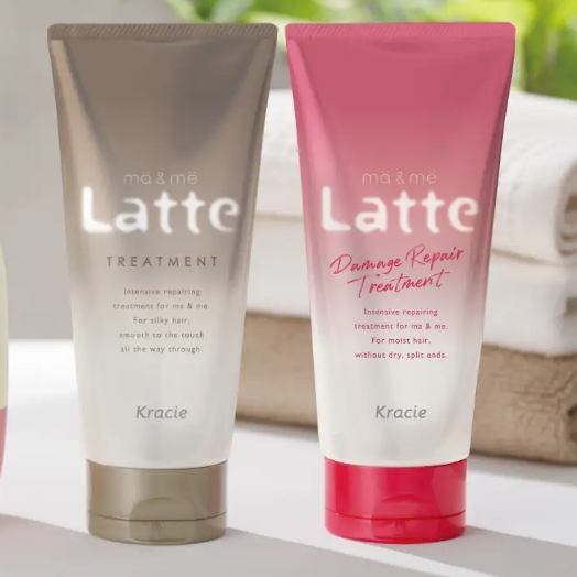 Kracie Ma & Me latte treatment 180g ครีมนวดผมสำหรับทุกคนในครอบครัว