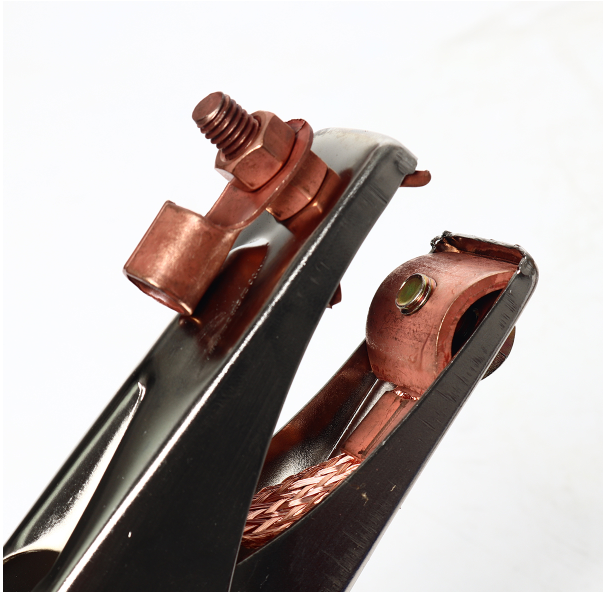 คีมจับสายดิน 300A (สายถัก) เครื่องตัดพลาสม่า POLO โปโล รุ่น ET-300 Pn.WB94A-300 ##(*)