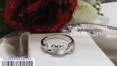 BR975RD===แหวน LOVE น่ารักมากๆๆๆ ใช้แหวน LOVE สื่อรักแทนใจ ได้เลยค่ะ