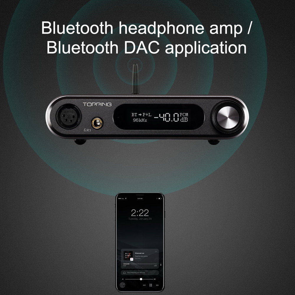 Topping DX5 DAC& ตั้งโต๊ะ รองรับ MQA ประกันศูนย์ไทย
