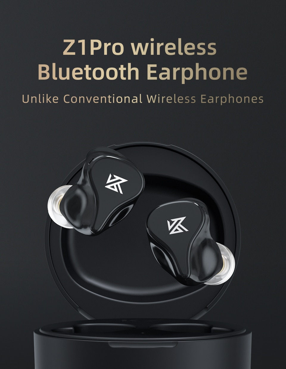 ขาย KZ Z1 PRO หูฟัง TWS ไร้สายรองรับ Bluetooth 5.2 ประกันศูนย์ไทย
