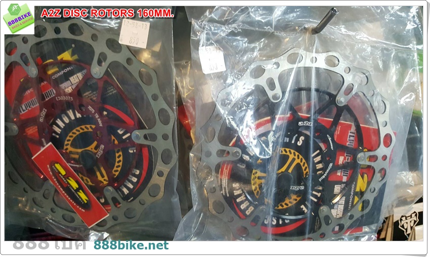 ใบดิสเบรค A2Z SPV-160 "SPADES" 6รู 7075 T6 Alloy,160MM.(ระบุสีตรงหมายเหตุ)