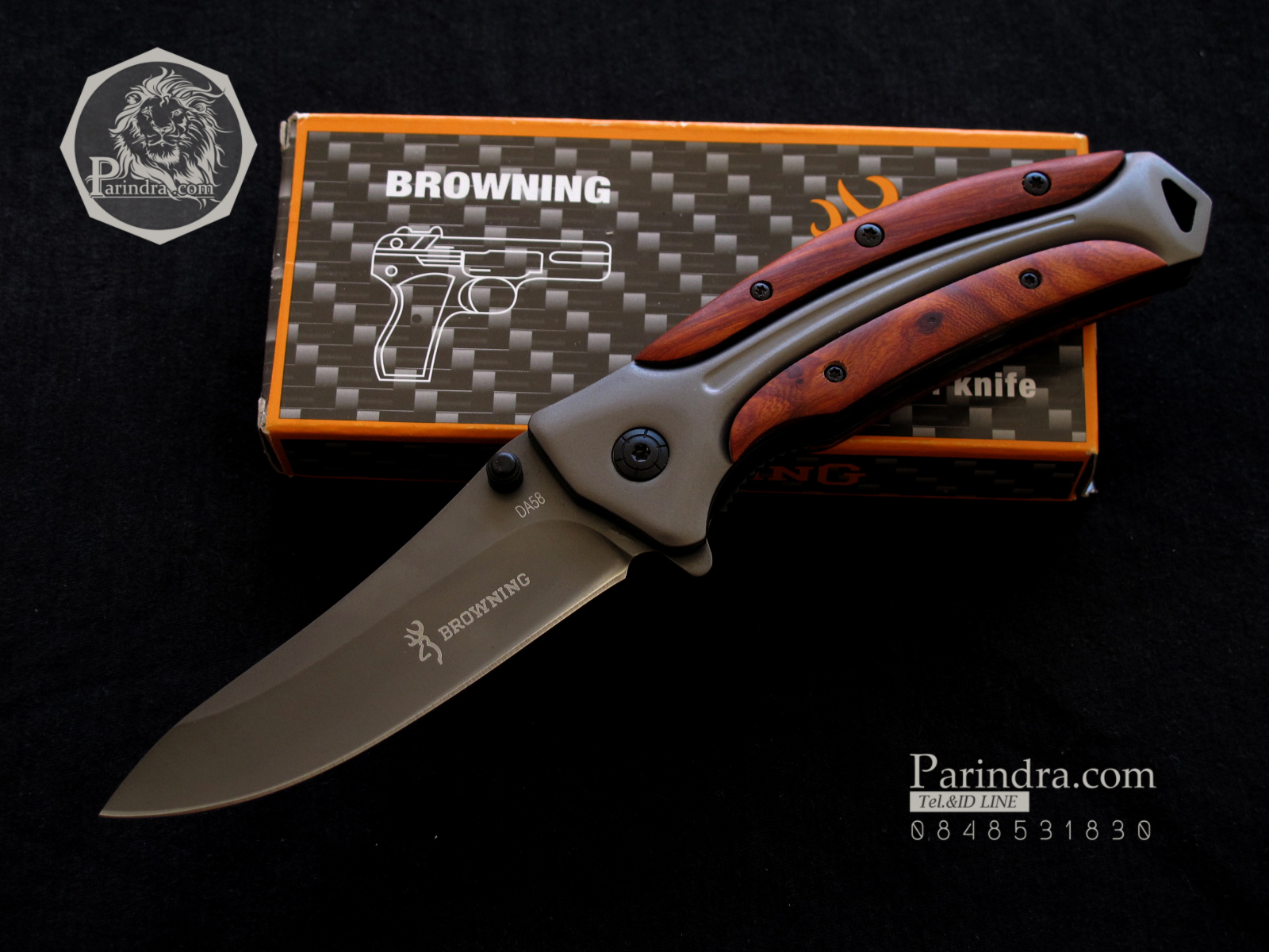 มีดพับ Browning รุ่น DA58 ขนาด 8 5/8 นิ้ว แข็งแรง หนักตัน ทนทานมาก (OEM)