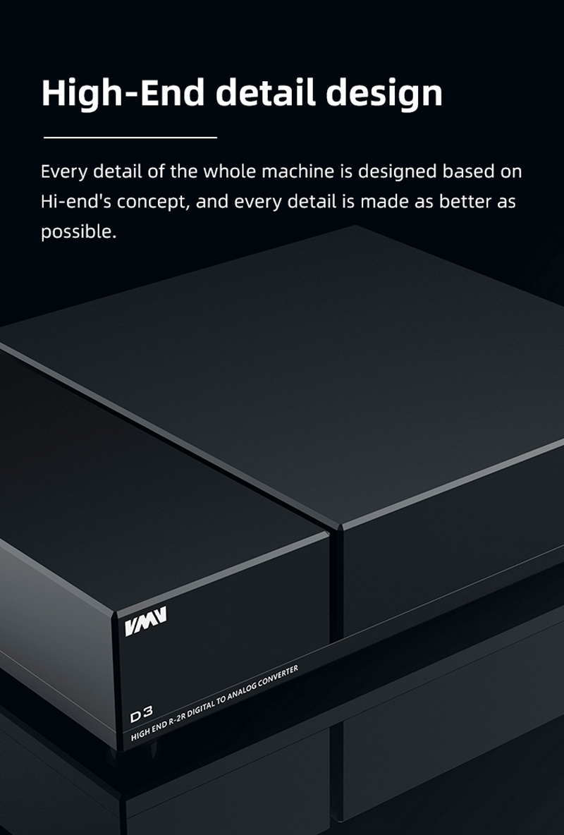 SMSL VMV D3 DAC ตั้งโต๊ะ ชิป PCM1704U-J R-2R ในตำนานรองรับ MQA