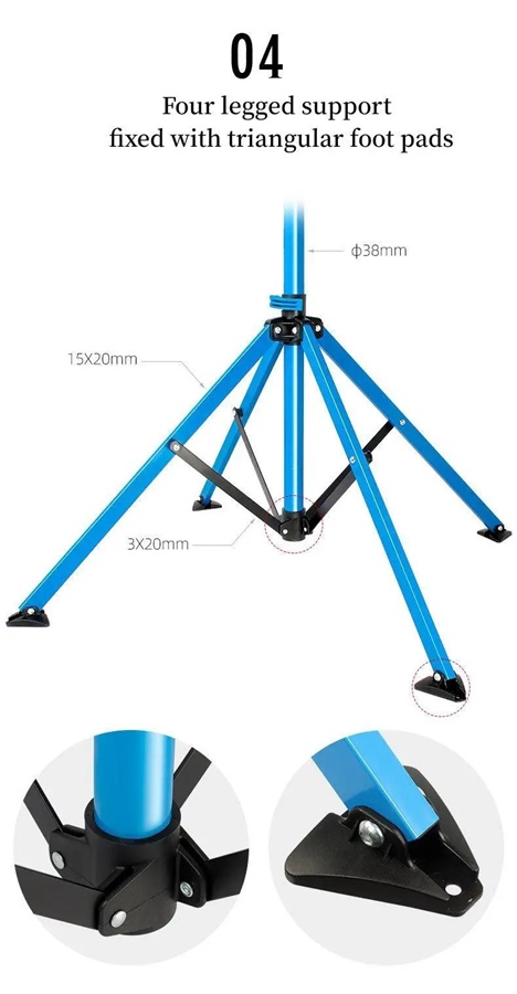 แท่นซ่อมจักรยานชั้นวางซ่อมจักรยาน TOOPRE TL-06L อลูมิเนียม