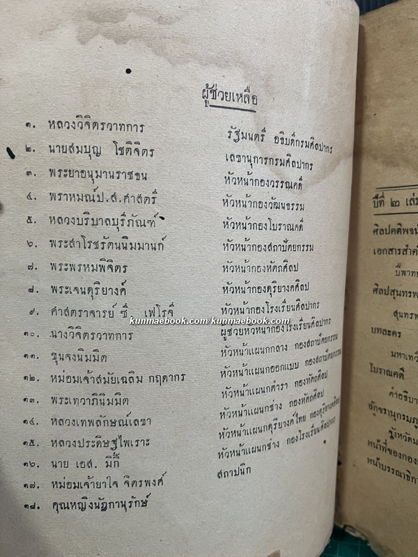 วารสารศิลปากร ปีที่ 2 เล่ม 4 ธันวาคม 2481 *ยุค 2