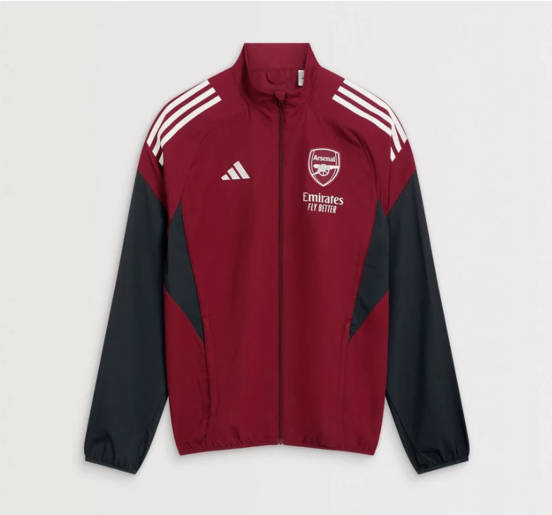 เสื้อแจ็คเก็ตอาร์เซนอลของแท้ 2025-26 European Presentation ของแท้