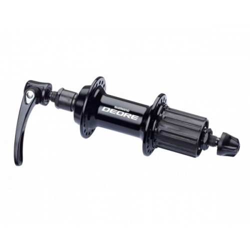 ดุมหลัง V-Brake DEORE, FH-T610L, สีดำ, 36H, 9/10-SPD (Malay) ดุมวีเบรค