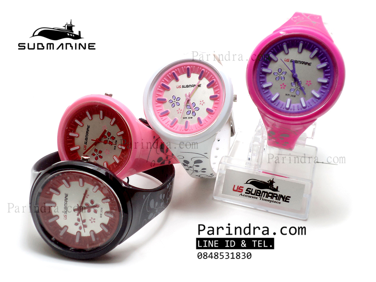 นาฬิกา US submarine TP2129L สีชมพูบานเย็น