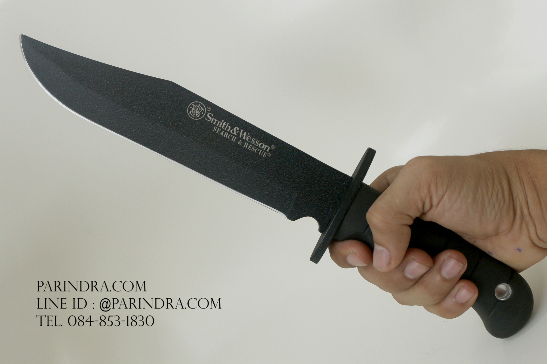 มีดเดินป่าใบตาย Smith&Wesson SEARCH AND RESCUE CKSUR6 ทรงกรูข่า (OEM )